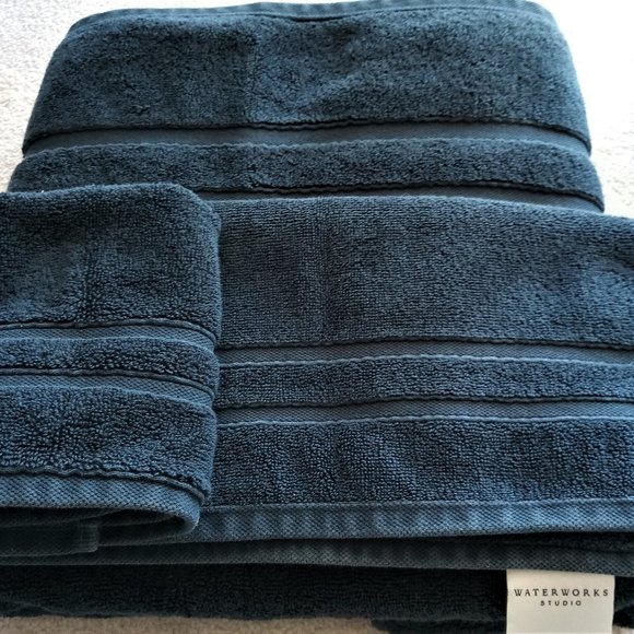 Waterworks Studio Bath New Two Sets Waterworks Blue Towels Poshmark